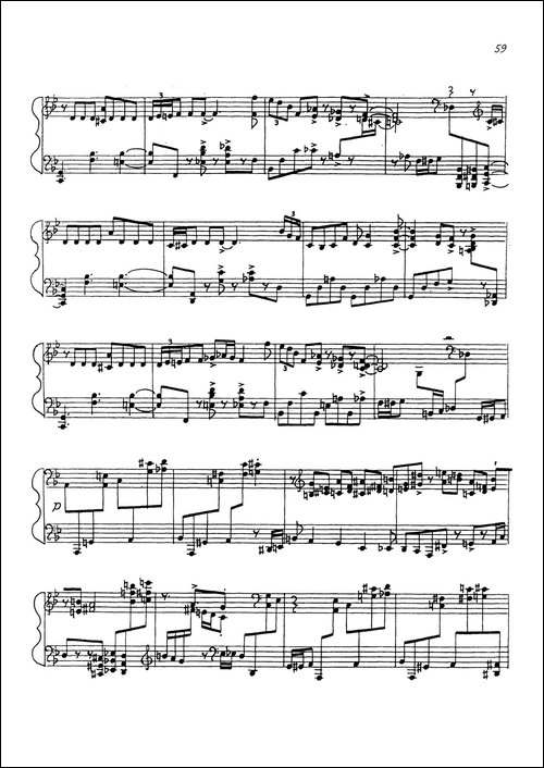 24 Preludes Op.53-24首前奏曲·XXⅡ-钢琴谱