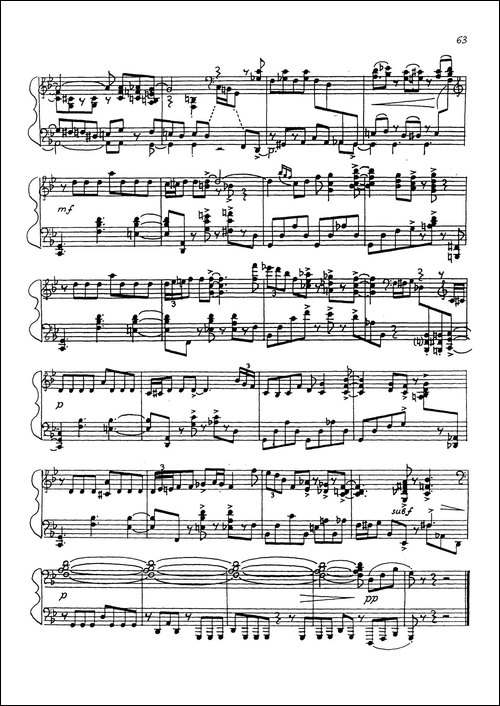 24 Preludes Op.53-24首前奏曲·XXⅡ-钢琴谱
