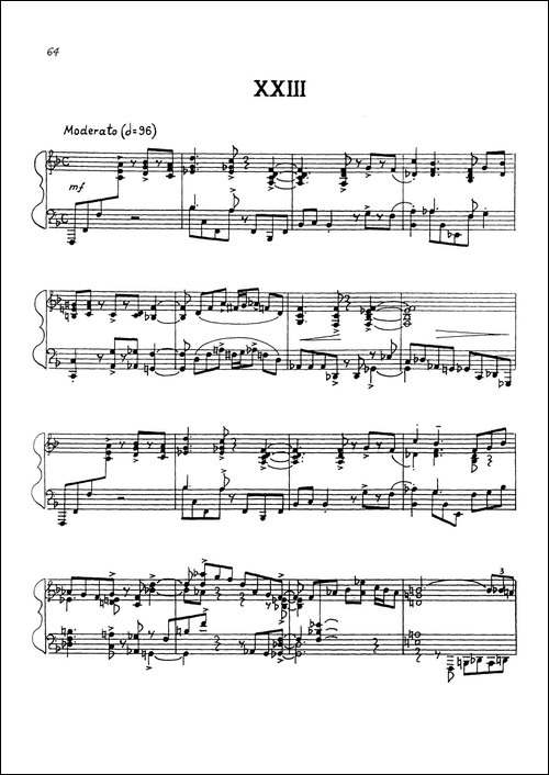 24 Preludes Op.53-24首前奏曲·XXⅢ-钢琴谱
