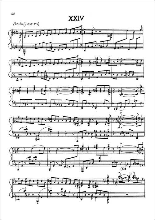 24 Preludes Op.53-24首前奏曲·XXⅣ-钢琴谱