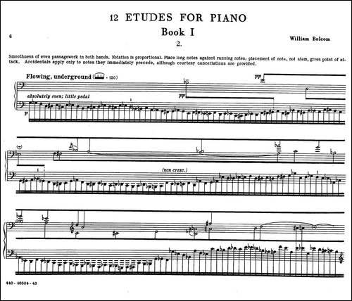 12 Etudes for Piano-博尔科姆12首钢琴练习曲·2-钢琴谱