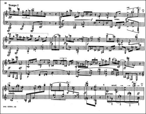 12 Etudes for Piano-博尔科姆12首钢琴练习曲·7-钢琴谱