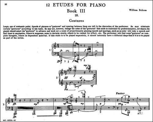 12 Etudes for Piano-博尔科姆12首钢琴练习曲·10-钢琴谱