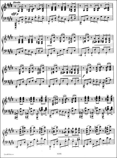 Ballade in c-sharp Minor Op.42-升c小调叙事曲-钢琴谱