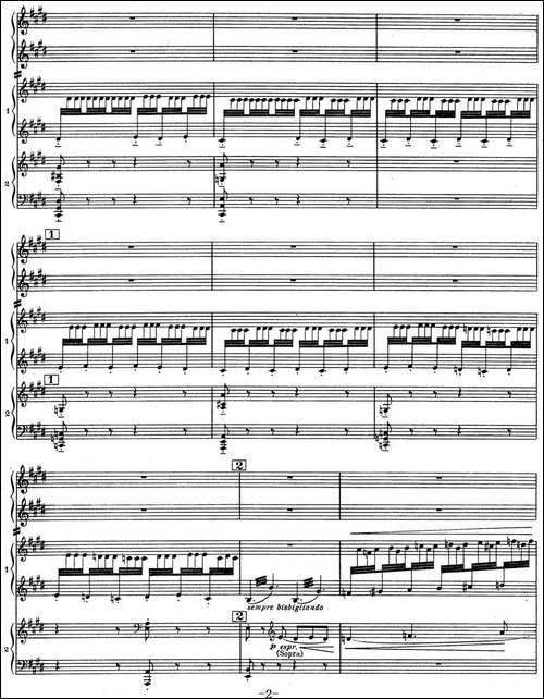 Nights in the Gardens of Spain 西班牙花园之夜 双钢琴版-Ⅰ-En el Gener-钢琴谱