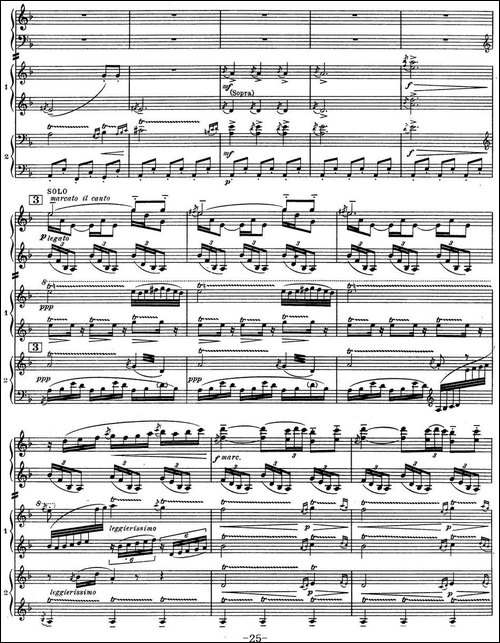 Nights in the Gardens of Spain 西班牙花园之夜 双钢琴版-Ⅱ-Danza lejan-钢琴谱