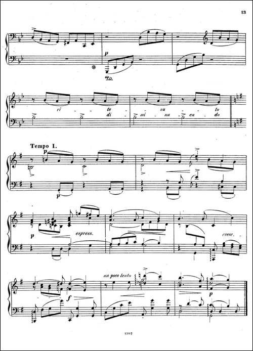 Legenden Op.18-9首传奇·Ⅲ-钢琴谱