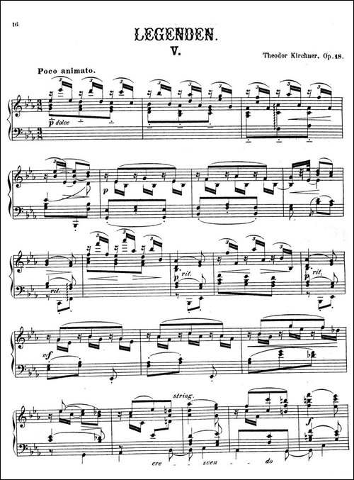 Legenden Op.18-9首传奇·Ⅴ-钢琴谱