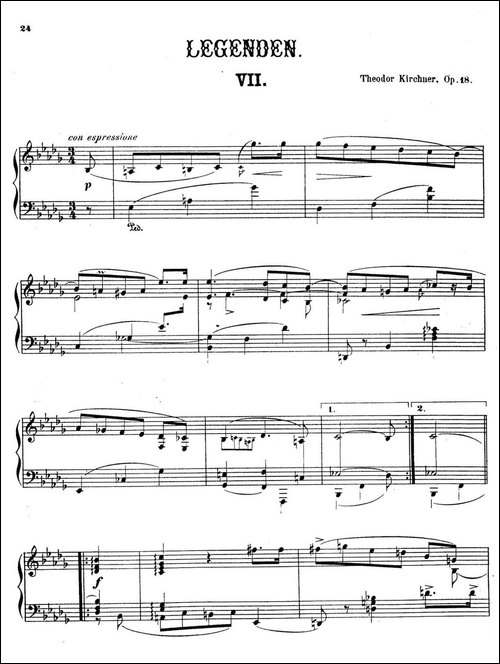 Legenden Op.18-9首传奇·Ⅶ-钢琴谱