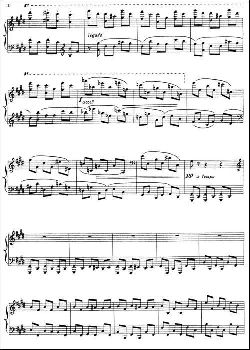 5首卡斯蒂利亚奏鸣曲-Toccata a modo de pregon-钢琴谱