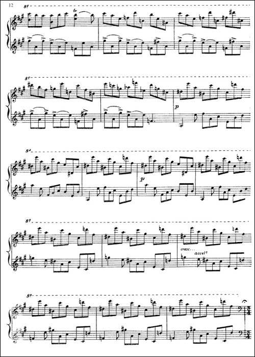 5首卡斯蒂利亚奏鸣曲-Toccata a modo de pregon-钢琴谱
