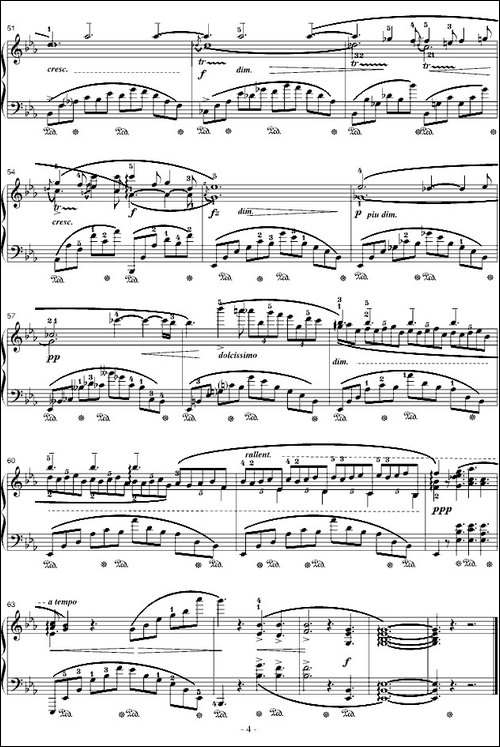 降E大调夜曲-Op.55-2-钢琴谱