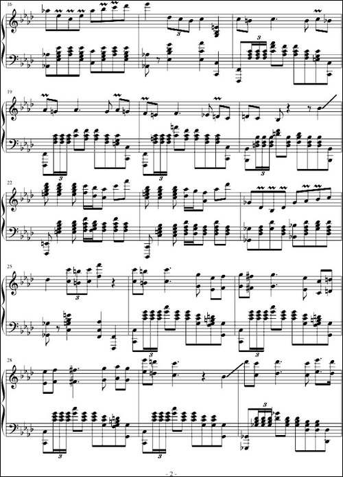 Toreador Song-斗牛士之歌-钢琴谱