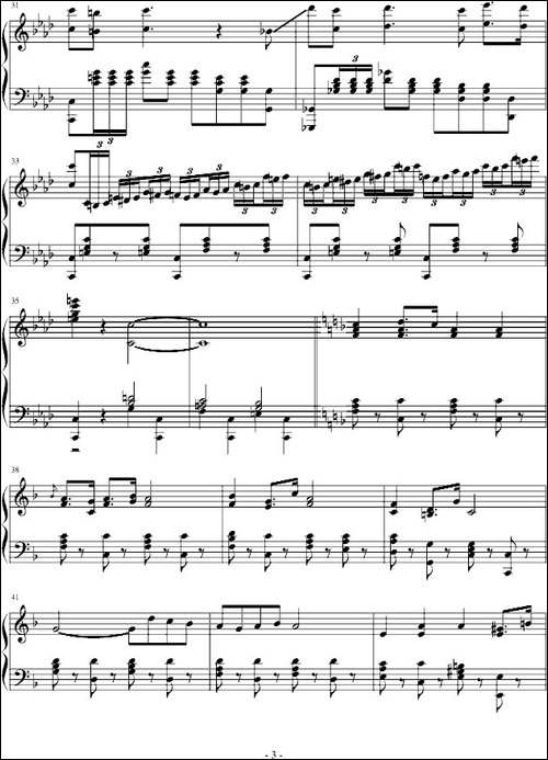 Toreador Song-斗牛士之歌-钢琴谱