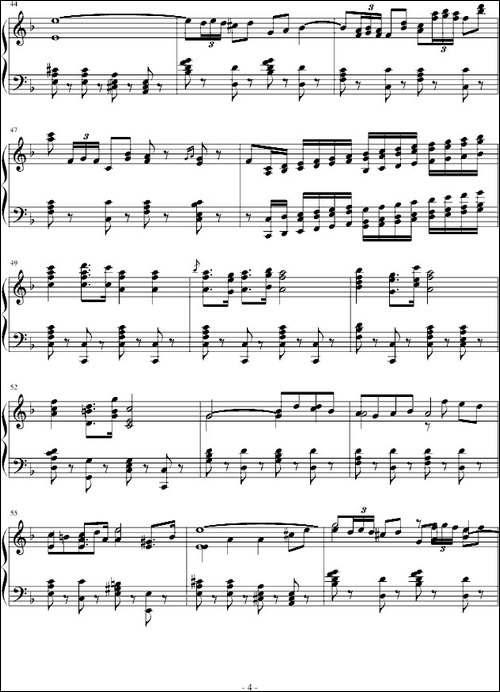 Toreador Song-斗牛士之歌-钢琴谱
