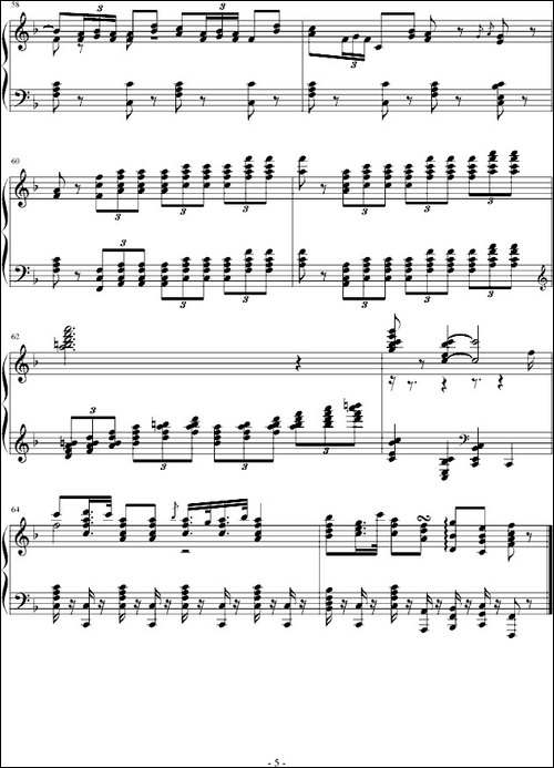 Toreador Song-斗牛士之歌-钢琴谱