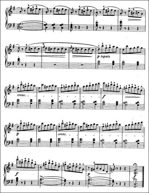 儿童钢琴进阶练习曲50首之7-钢琴谱