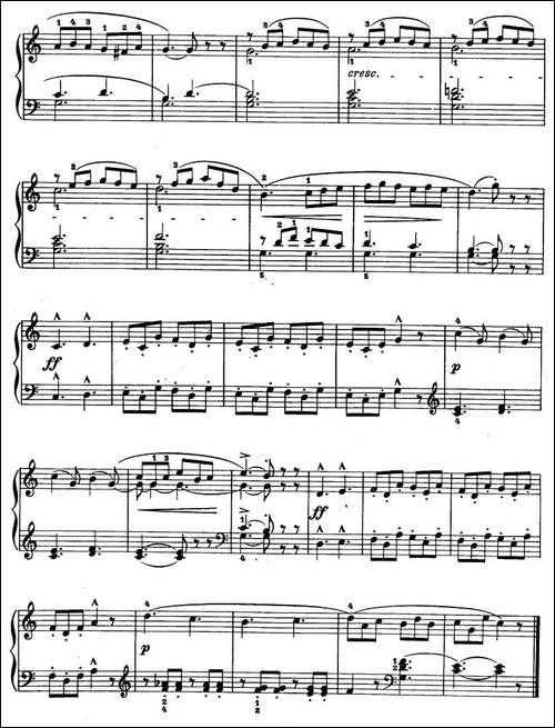 儿童钢琴进阶练习曲50首之9-钢琴谱