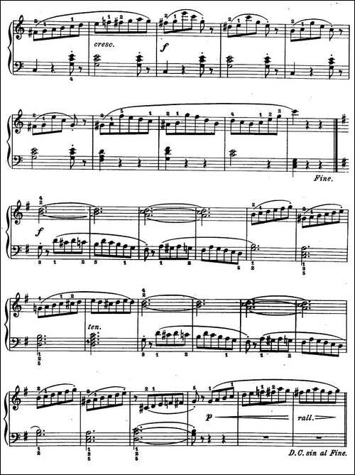 儿童钢琴进阶练习曲50首之11-钢琴谱
