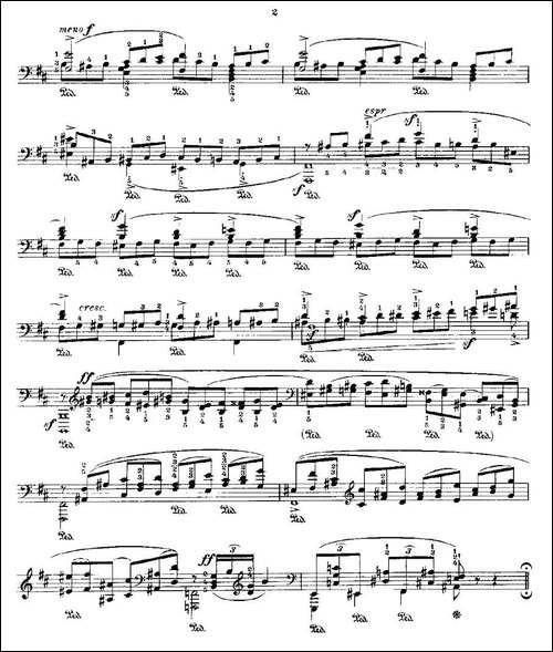 肖邦《练习曲》Fr.Chopin Op.25 No10-钢琴谱
