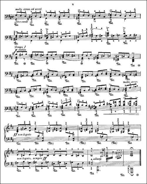 肖邦《练习曲》Fr.Chopin Op.25 No10-钢琴谱