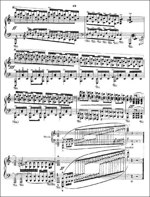 肖邦《练习曲》Fr.Chopin Op.25 No11-钢琴谱