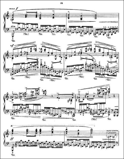 肖邦《练习曲》Fr.Chopin Op.25 No11-钢琴谱