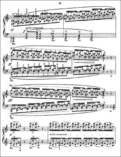 肖邦《练习曲》Fr.Chopin Op.25 No11-钢琴谱