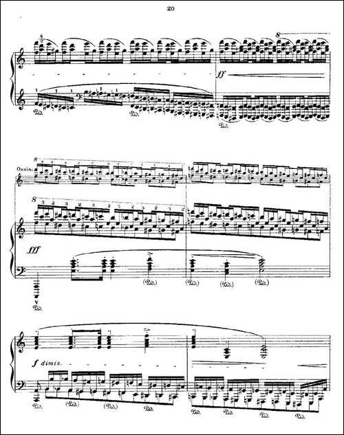 肖邦《练习曲》Fr.Chopin Op.25 No11-钢琴谱