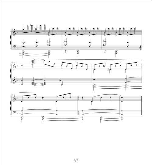 肖斯塔科维奇—前奏曲-23：F大调-钢琴谱