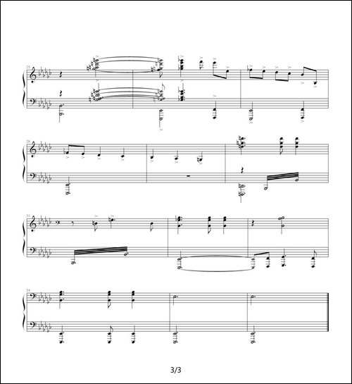 降肖斯塔科维奇—前奏曲-14：e小调-钢琴谱