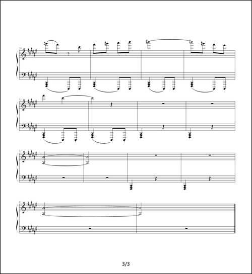 肖斯塔科维奇—前奏曲-13：升F大调-钢琴谱