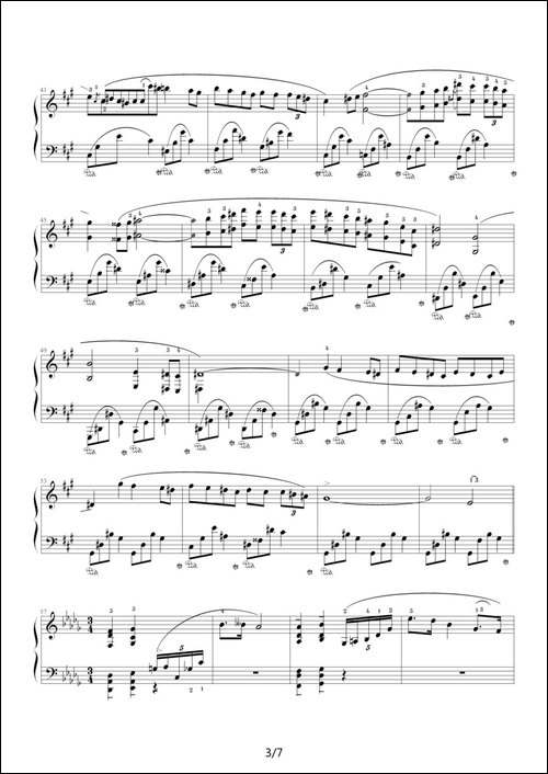 升f小调夜曲，Op.48,No.2-肖邦第14号夜曲-钢琴谱