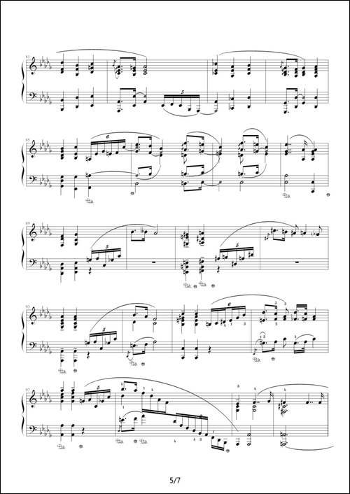 升f小调夜曲，Op.48,No.2-肖邦第14号夜曲-钢琴谱