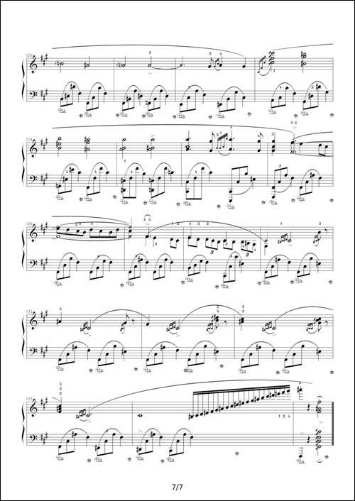 升f小调夜曲，Op.48,No.2-肖邦第14号夜曲-钢琴谱