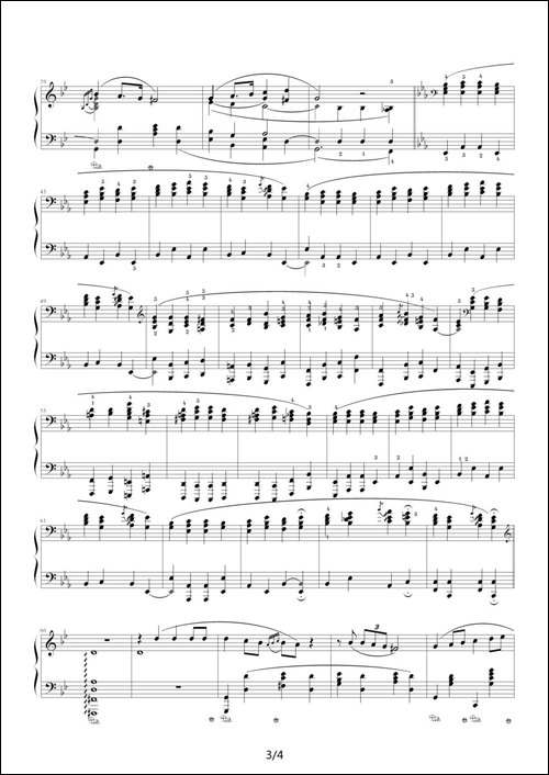 G小调夜曲，Op.37,No.1-肖邦第11号夜曲-钢琴谱