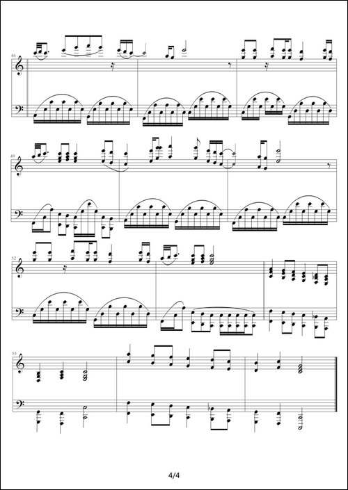 Let it be-钢琴谱