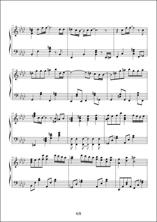 secret of my heart-钢琴谱