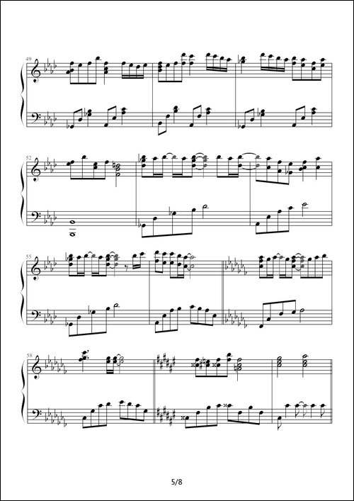 secret of my heart-钢琴谱