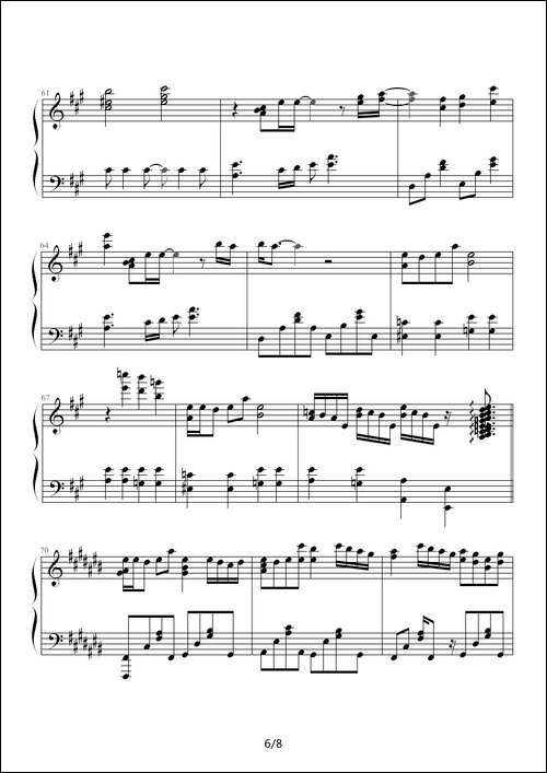 secret of my heart-钢琴谱