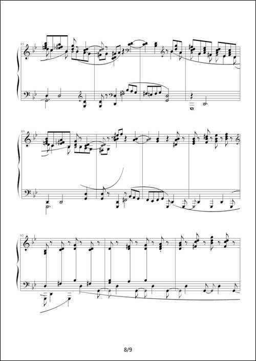 船歌-柴科夫斯基作曲版-钢琴谱