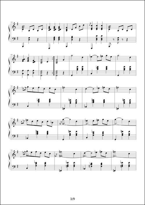 古代小步舞曲-湖北省恩施州钢琴10级曲目-钢琴谱