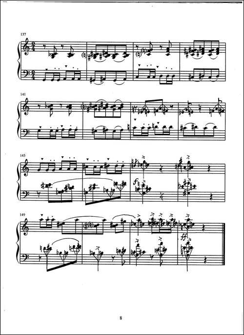 第4钢琴奏鸣曲-第一乐章-钢琴谱
