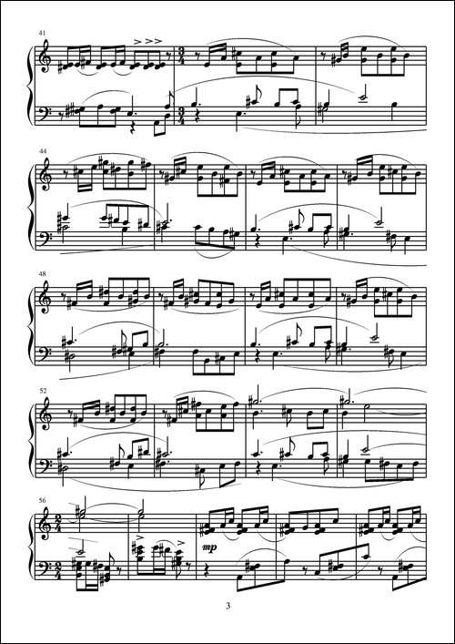 第4钢琴奏鸣曲-第3乐章-钢琴谱