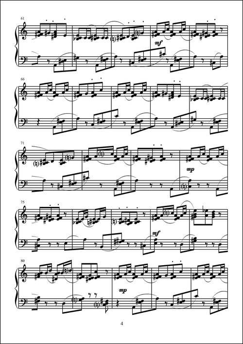第4钢琴奏鸣曲-第3乐章-钢琴谱