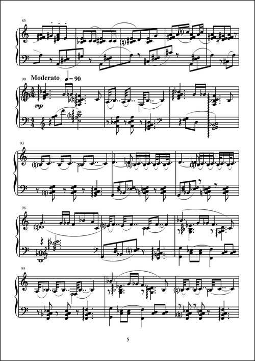 第4钢琴奏鸣曲-第3乐章-钢琴谱
