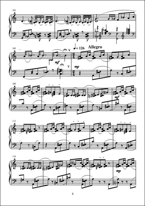 第4钢琴奏鸣曲-第3乐章-钢琴谱