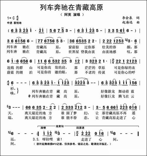 列车奔驰在青藏高原