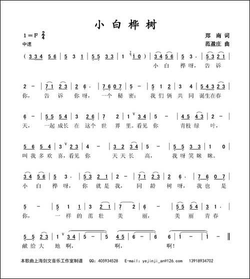 小白桦树
