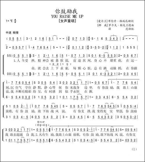[英]-你鼓励我-女声重唱版